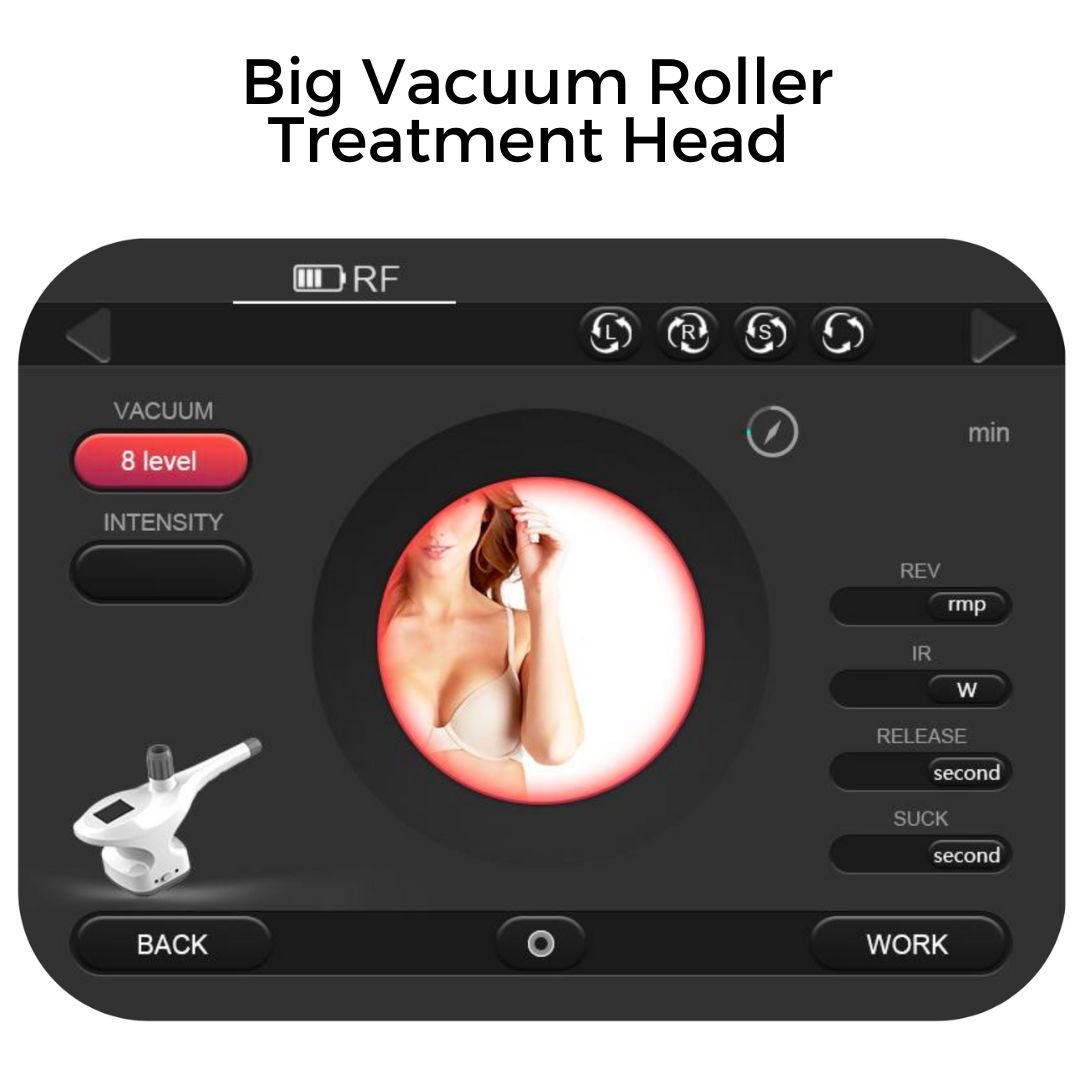 Big Vacuum Roller Treatment Head