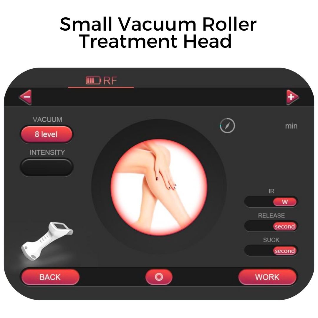 Small Vacuum Roller Treatment Head